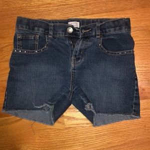 American Flag Jean Shorts